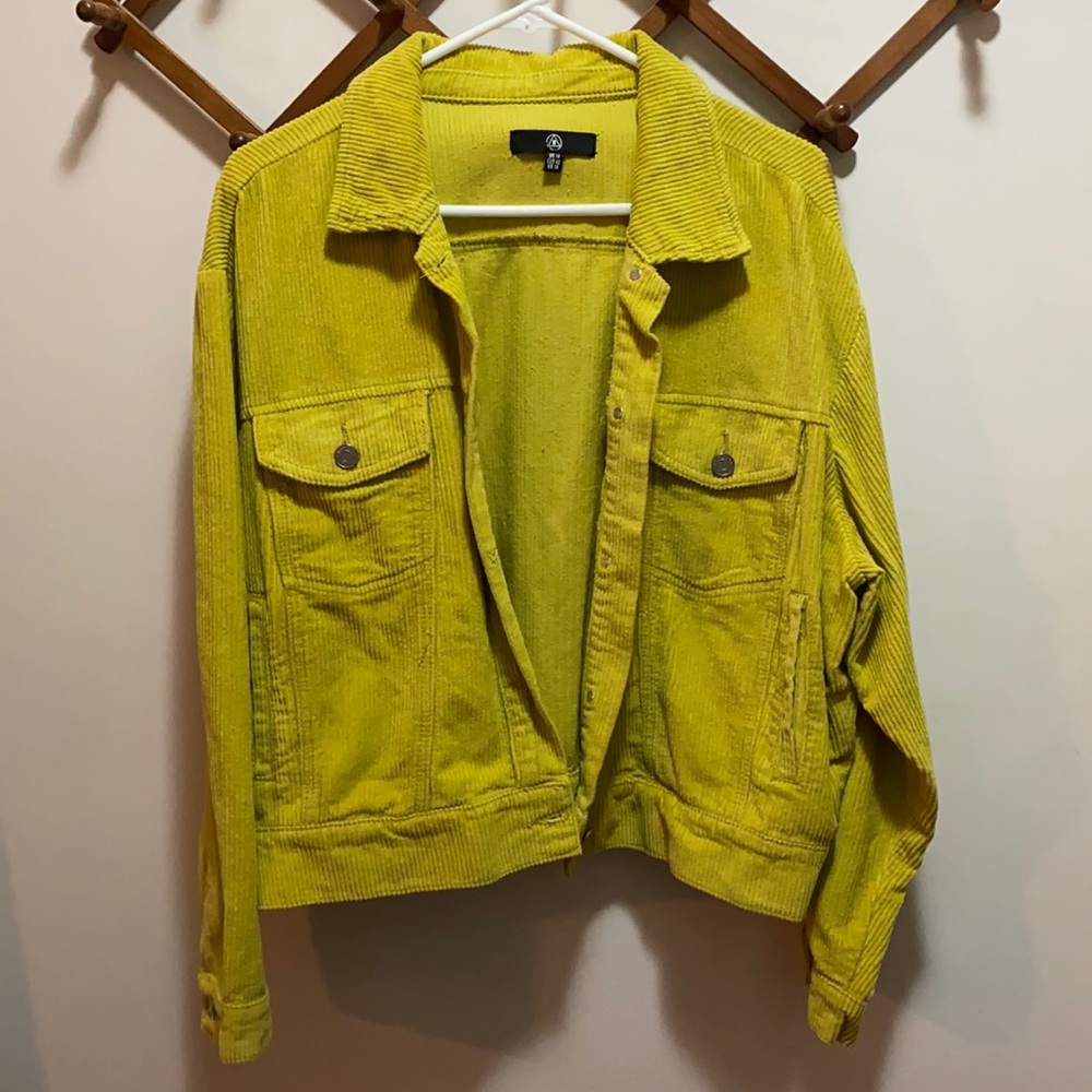Oversized corduroy jacket